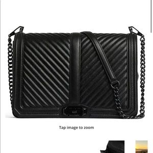 Rebecca Minkoff Chevron Quilted Jumbo Love Crossbody